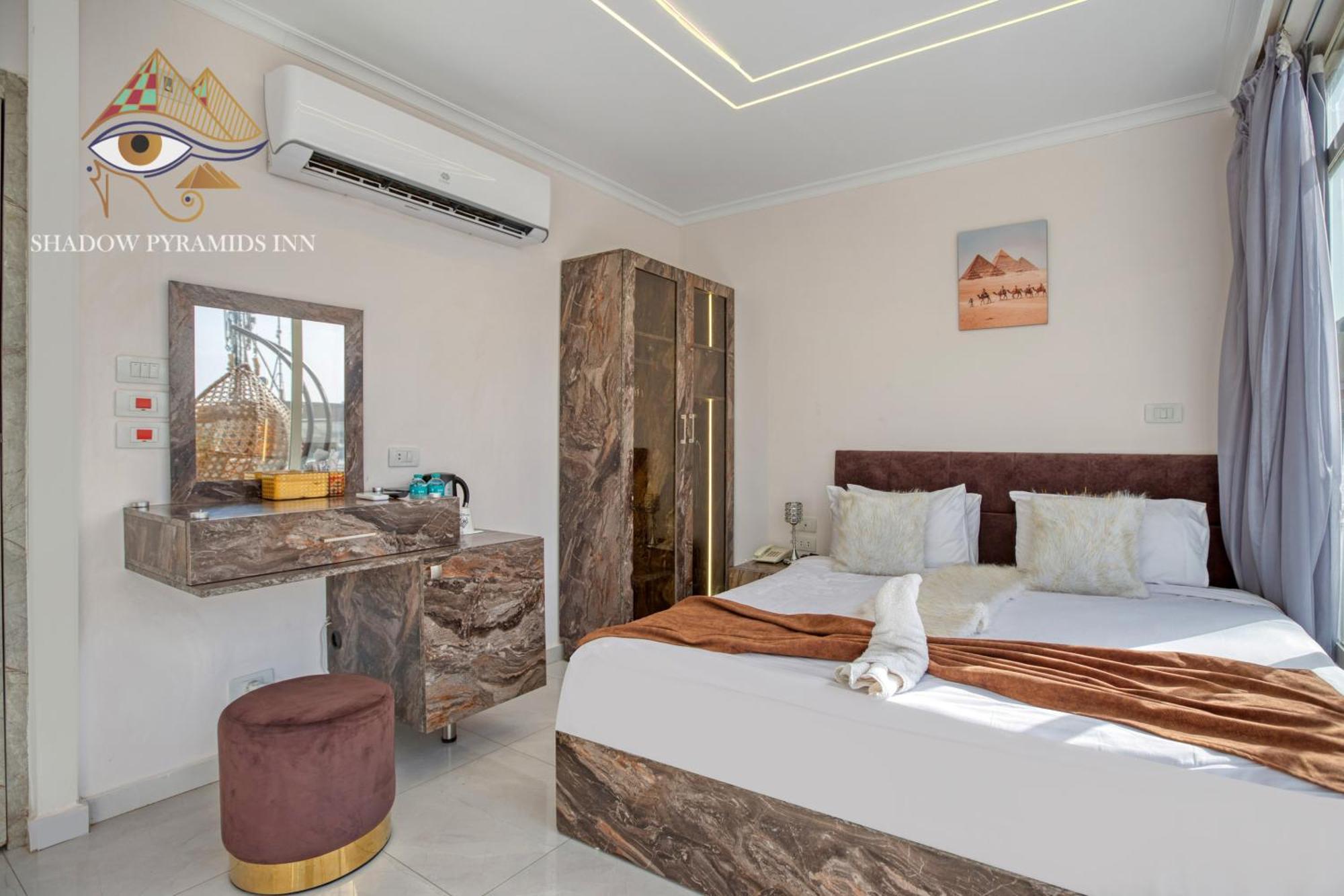 Shadow Pyramids Suites And Jacuzzi Kafret el-Gabal Extérieur photo