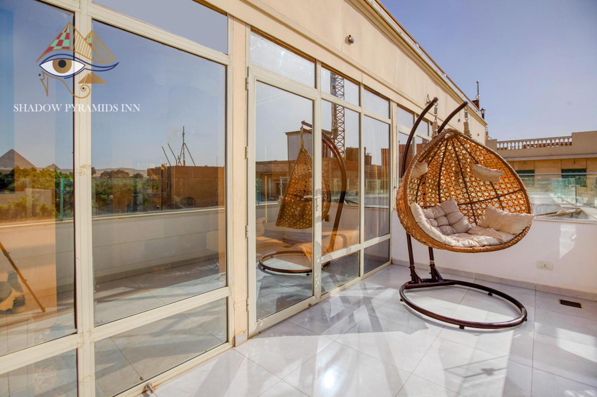 Shadow Pyramids Suites And Jacuzzi Kafret el-Gabal Extérieur photo
